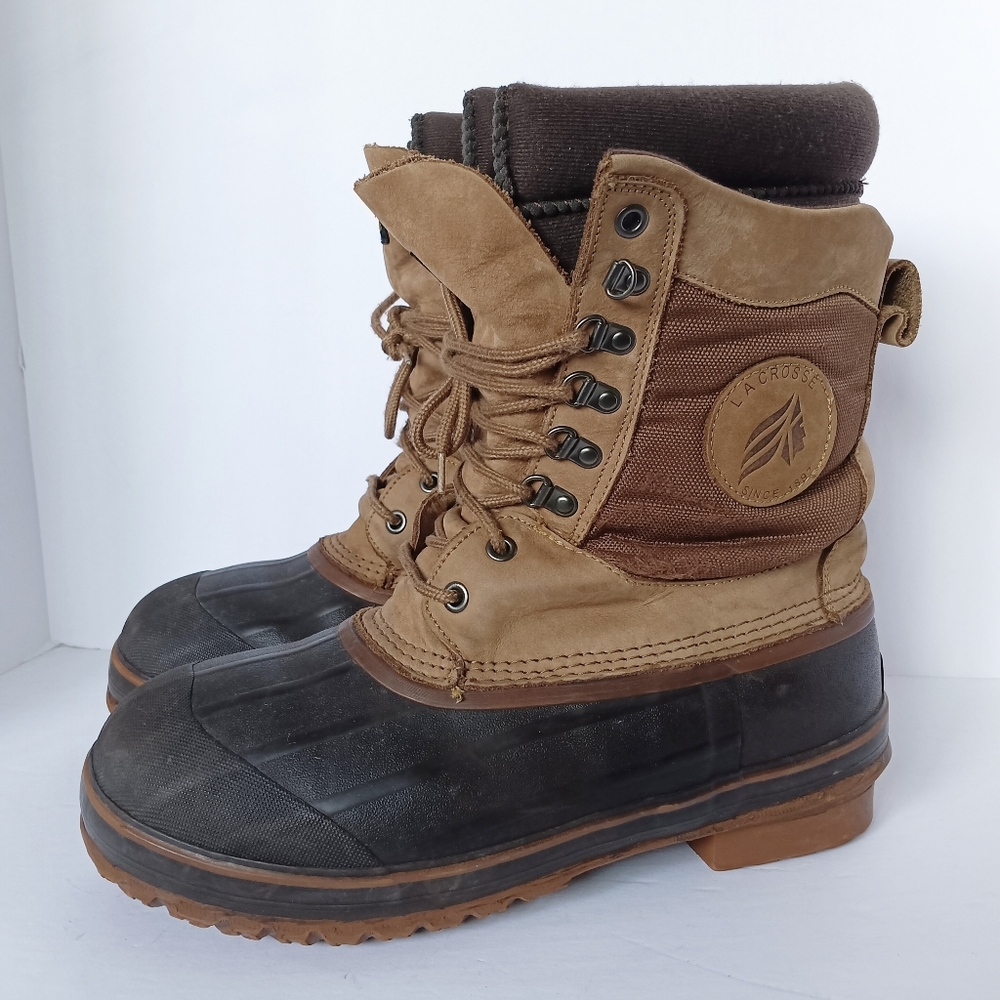 🖤 LaCrosse Ice King 400g Pac Boots Thinsulate Winter Snow Waterproof Men's 12